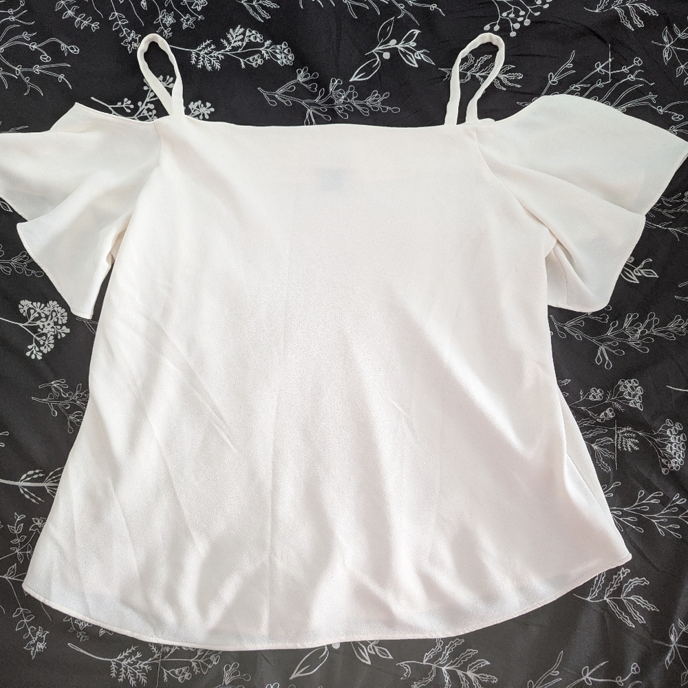 White Off-Shoulder Top